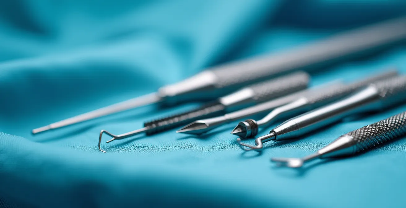 Instruments chirurgicaux de précision pour chirurgie mini-invasive du pied